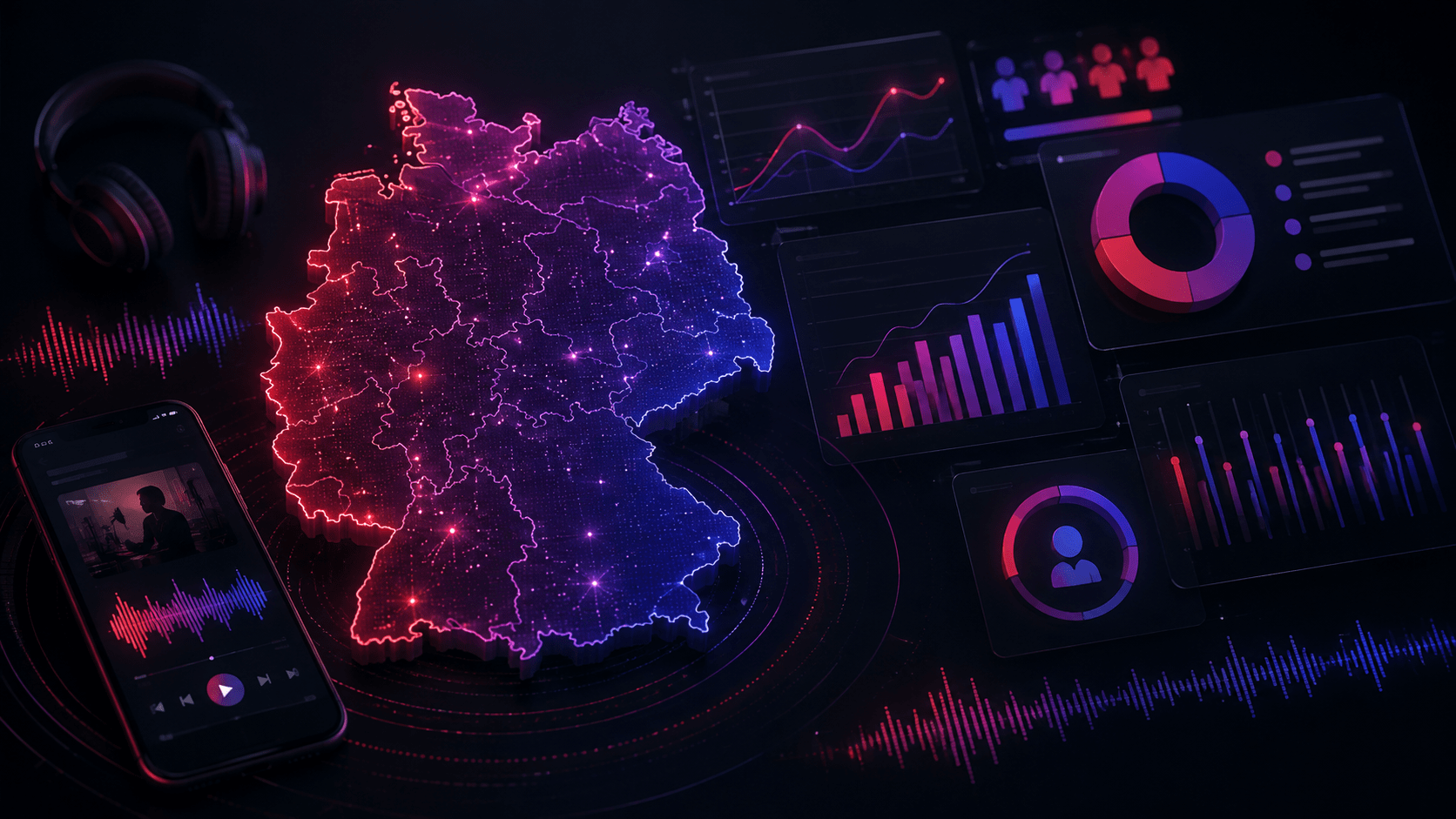 Podcast-Studie 2026: Werbedichte und wachsende Themen-Nischen im deutschen Podcast-Markt